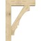 Ekena Millwork Balboa Block Rough Sawn Bracket w/ Offset Brace, Douglas Fir, 8"W x 32"D x 44"H BKT0806X32X44BOA05RDF - alternate 3